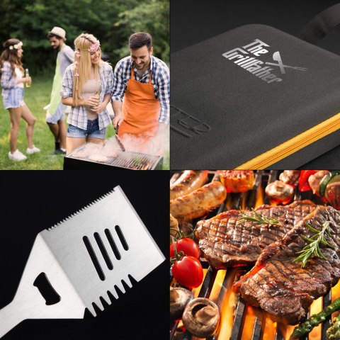 Grillfather BBQ Legend Set - akcesoria do grilowania - prezent dla Taty Grillfather BBQ Legend Set - akcesoria do grilowania - prezent dla Taty