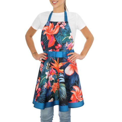 Nitly Paradise Blue - Fartuszek Sukienka - dla Niej Dziewczyny Żony Mamy Nitly Paradise Blue - Fartuszek Sukienka - dla Niej Dziewczyny Żony Mamy