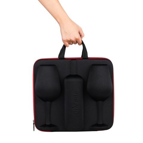 Etui na butelkę + 2 kieliszki do wina xxl podróżne Etui na butelkę + 2 kieliszki do wina xxl podróżne