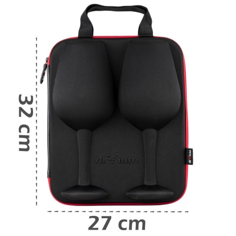Etui z kieliszkami diVinto Who cares do wina XXL Etui z kieliszkami diVinto Who cares do wina XXL