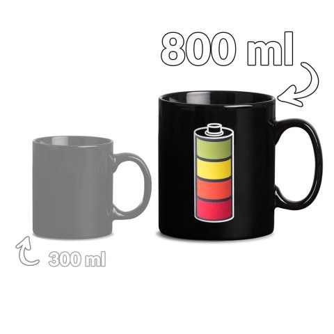 Gigantyczny Kubek Bateria prezent Dzień Mamy Taty Gigantyczny Kubek Bateria prezent Dzień Mamy Taty