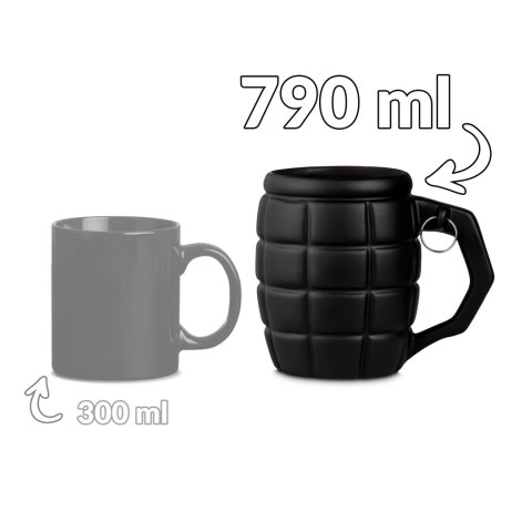 Gigantyczny Kubek Granat Czarny jak kufel do piwa Gigantyczny Kubek Granat Czarny jak kufel do piwa