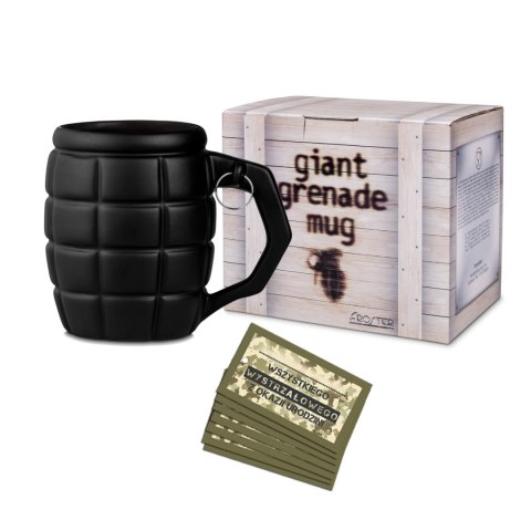 Gigantyczny Kubek Granat Czarny jak kufel do piwa Gigantyczny Kubek Granat Czarny jak kufel do piwa