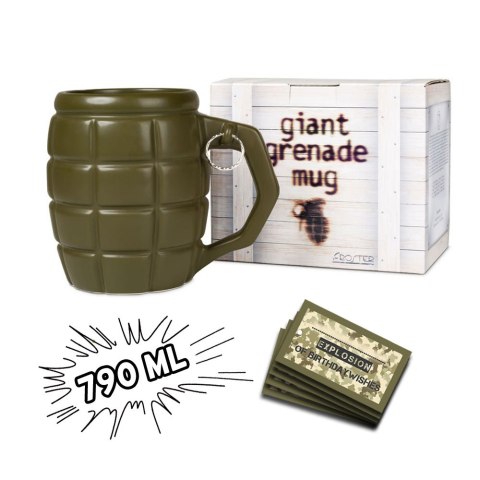 Gigantyczny Kubek Granat Zielony do piwa duży Gigantyczny Kubek Granat Zielony do piwa duży
