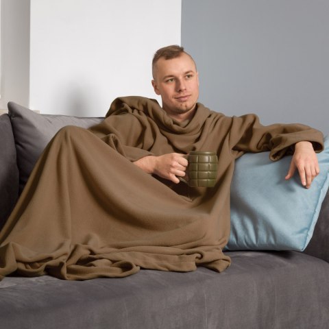 Kocyko Szlafrok Cappuccino z rękawami dla Mamy Kocyko Szlafrok Cappuccino z rękawami dla Mamy