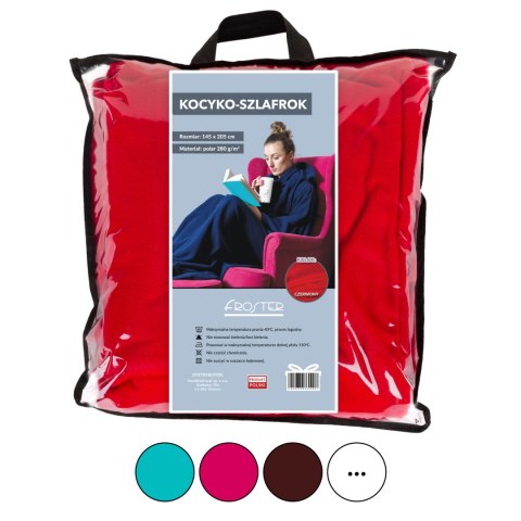 Kocyko - Szlafrok Czekolada koc z rękawami brązowy Kocyko - Szlafrok Czekolada koc z rękawami brązowy