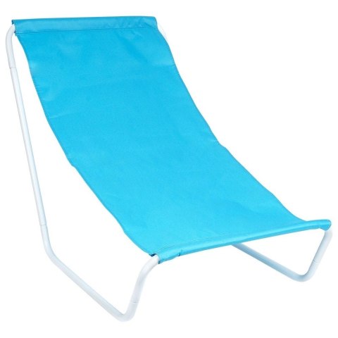 Leżak Plażowy Składany Metalowy z Torbą Transportową VILDE 86 x 51,5 cm Leżak Plażowy Składany Metalowy z Torbą Transportową VILDE 86 x 51,5 cm