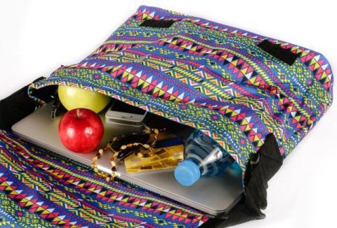 Materiałowa torba na laptopa do 15 cali - Loren Materiałowa torba na laptopa do 15 cali - Loren