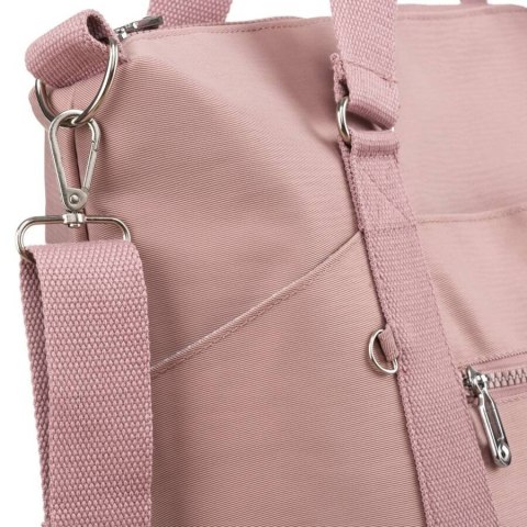Duży shopper damski z tkaniny nylonowej - Peterson Duży shopper damski z tkaniny nylonowej - Peterson