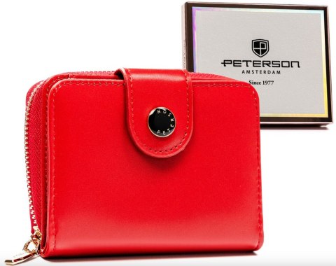Elegancki portfel damski ze skóry ekologicznej - Peterson Elegancki portfel damski ze skóry ekologicznej - Peterson