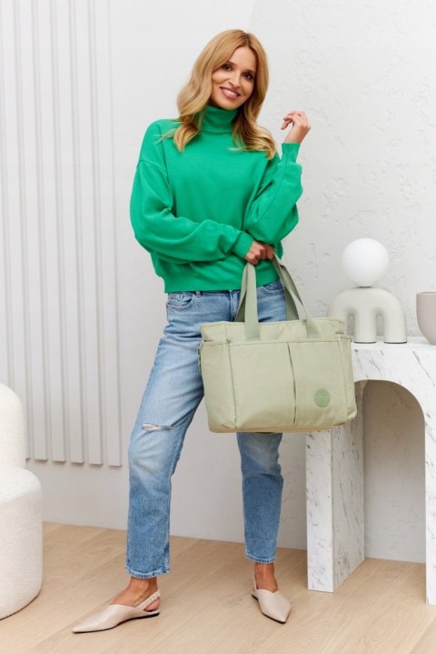 Nylonowy shopper damski - Peterson Nylonowy shopper damski - Peterson