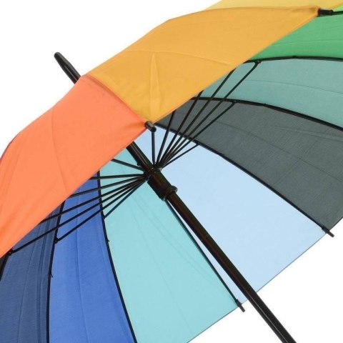 Parasol kolorowy kolorowa parasolka tęczowa manualna tęcza 98 cm Parasol kolorowy kolorowa parasolka tęczowa manualna tęcza 98 cm