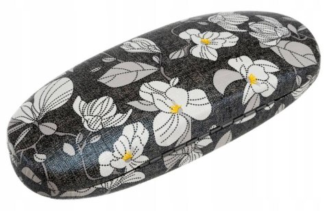 Eleganckie etui na okulary ze skóry ekologicznej z kwiatowym wzorem - 4U Cavaldi Eleganckie etui na okulary ze skóry ekologicznej z kwiatowym wzorem - 4U Cavaldi