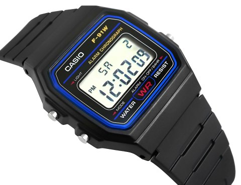 Zegarek Męski CASIO F-91W-1YER + BOX