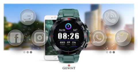 Smartwatch GIEWONT Pionier GPS GW460-2 - Sea Green Smartwatch GIEWONT Pionier GPS GW460-2 - Sea Green