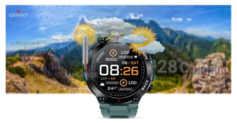 Smartwatch GIEWONT Pionier GPS GW460-2 - Sea Green Smartwatch GIEWONT Pionier GPS GW460-2 - Sea Green