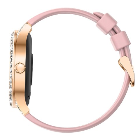 Smartwatch Damski VELTORI VT360-1 Różowy Pasek Silikonowy Smartwatch Damski VELTORI VT360-1 Różowy Pasek Silikonowy
