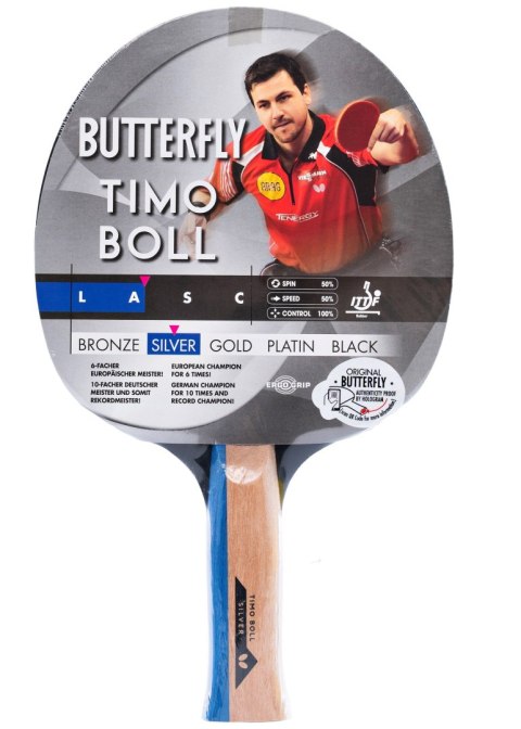 Rakietka do Tenisa Stołowego BUTTERFLY Timo Boll Silver Rakietka do Tenisa Stołowego BUTTERFLY Timo Boll Silver