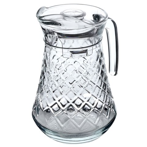 Dzbanek z pokrywką szklany 1,4 l