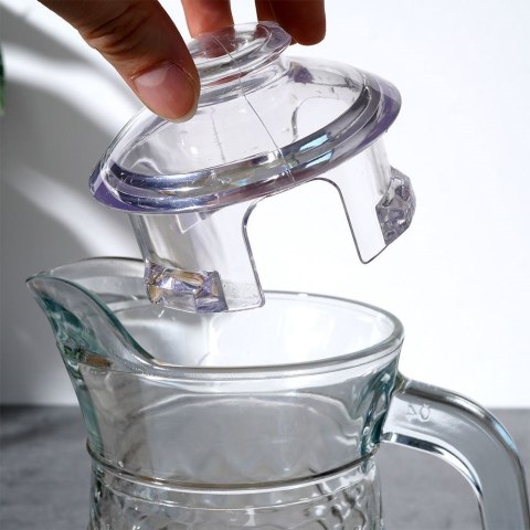 Dzbanek z pokrywką szklany 1,4 l