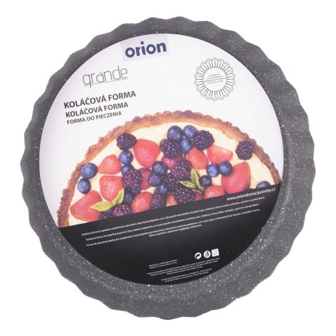 Forma do pieczenia tarty pizzy na tartę granitowa GRANDE 28 cm