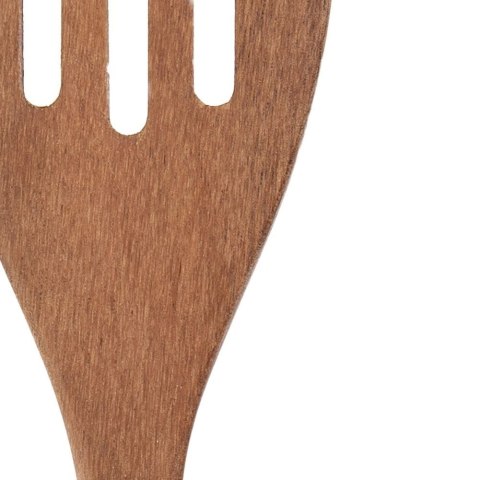 Łopatka kuchenna drewniana akacjowa ażurowa 30 cm do mieszania przewracania mieszania