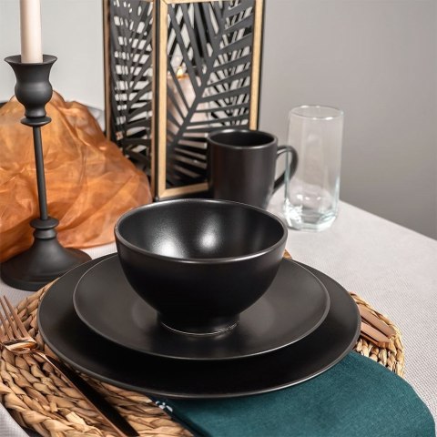 Miseczka salaterka ceramiczna czarna ALFA 600 ml