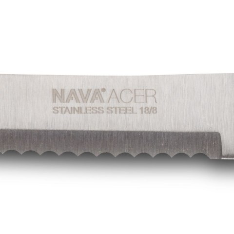 Nóż kuchenny stalowy do chleba pieczywa bułek bagietek antypoślizgowy ACER 32,5 cm Nóż kuchenny stalowy do chleba pieczywa bułek bagietek antypoślizgowy ACER 32,5 cm