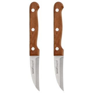 Nóż nożyk kuchenny do obierania 17 cm zestaw 2 sztuki