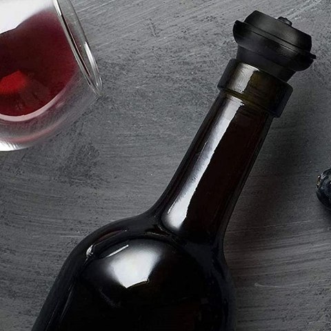POMPKA PRÓŻNIOWA DO WINA + 2 KORKI SILIKONOWE