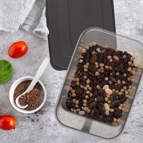 Pojemnik kuchenny z uchwytem pokrywką na produkty sypkie 2,75 l MATRIX Pojemnik kuchenny z uchwytem pokrywką na produkty sypkie 2,75 l MATRIX