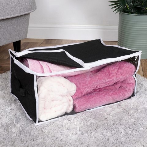 Pokrowiec organizer torba na pościel koce ubrania 45x30x20 cm