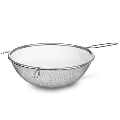 Sitko kuchenne stalowe z rączką okrągłe cedzak durszlak przesiewacz 16 cm