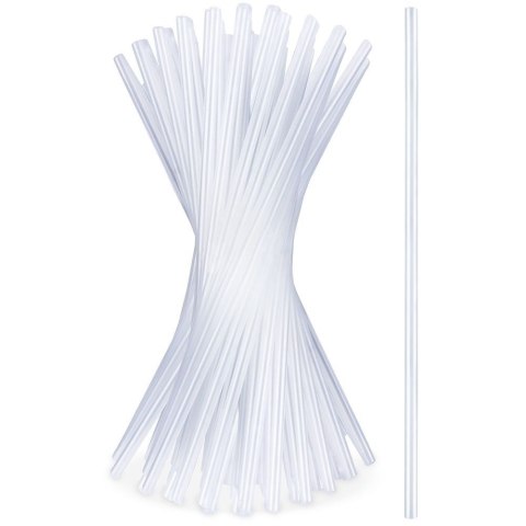 Słomki do napojów przezroczyste zestaw 50 szt. 22 cm Słomki do napojów przezroczyste zestaw 50 szt. 22 cm