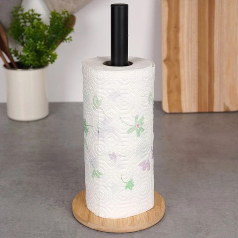 Stojak na ręcznik papierowy metalowy czarny 32,5 cm Stojak na ręcznik papierowy metalowy czarny 32,5 cm