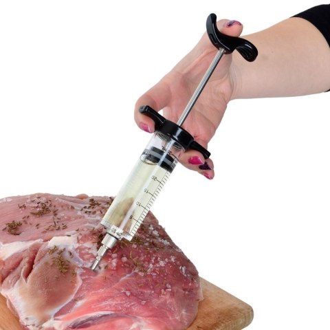 Strzykawka do nastrzykiwania mięsa marynowania nastrzykiwarka 30 ml Strzykawka do nastrzykiwania mięsa marynowania nastrzykiwarka 30 ml