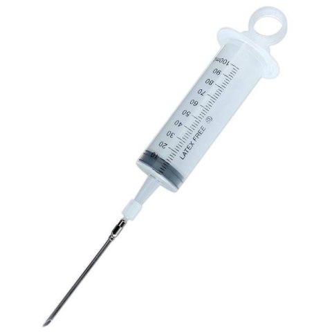 Strzykawka do nastrzykiwania mięsa marynowania nastrzykiwarka duża 100 ml Strzykawka do nastrzykiwania mięsa marynowania nastrzykiwarka duża 100 ml