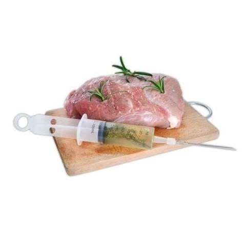 Strzykawka do nastrzykiwania mięsa marynowania nastrzykiwarka duża 100 ml Strzykawka do nastrzykiwania mięsa marynowania nastrzykiwarka duża 100 ml