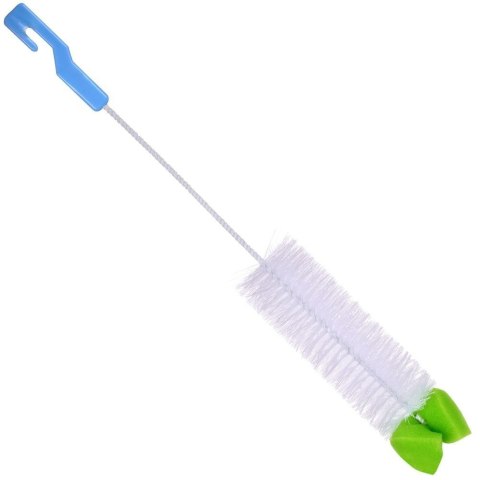 Szczotka myjka do czyszczenia butelek butelki karafki z gąbką 41 cm Szczotka myjka do czyszczenia butelek butelki karafki z gąbką 41 cm