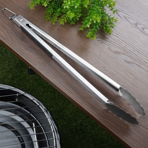 Szczypce grillowe stalowe 39 cm Szczypce grillowe stalowe 39 cm