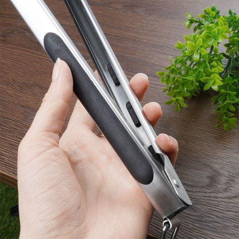 Szczypce grillowe stalowe 39 cm Szczypce grillowe stalowe 39 cm