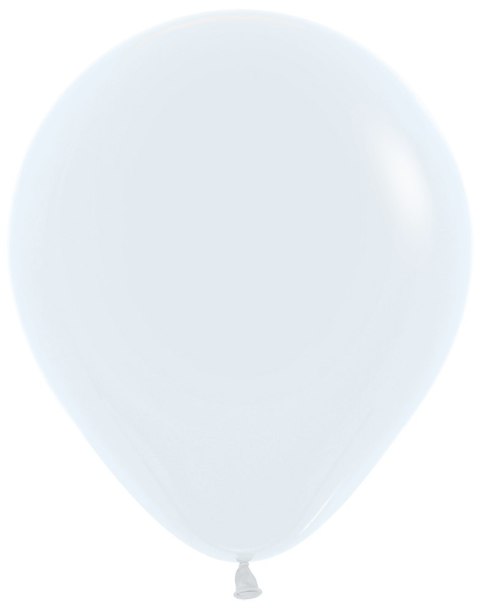 Balony lateksowe Sempertex White, biały 45cm, 25 szt.