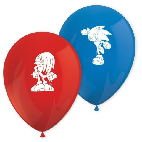 Balony lateksowe Sonic, 8szt Balony lateksowe Sonic, 8szt