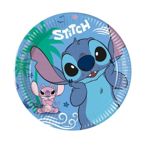 Papierowe talerzyki Stitch, 20cm, 8szt Papierowe talerzyki Stitch, 20cm, 8szt