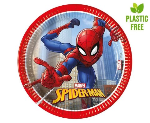 Talerzyki Spiderman - Crime Fighter 20 cm, 8 szt. Talerzyki Spiderman - Crime Fighter 20 cm, 8 szt.