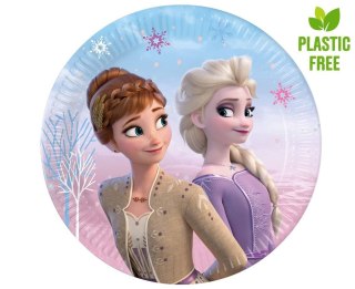 Talerzyki papierowe Kraina Lodu 2, Frozen 2 - 20 cm, 8 szt.