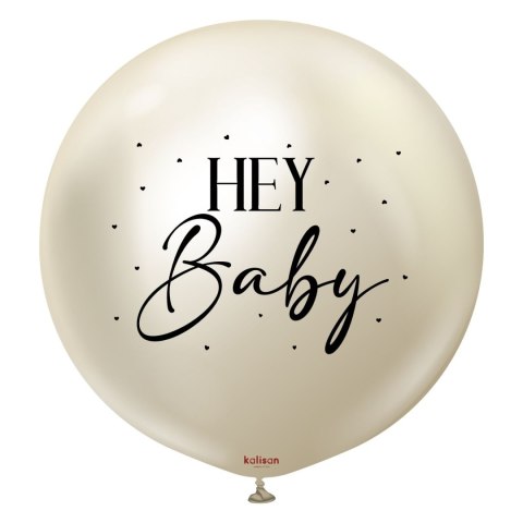 Balon foliowy, Białe Złoto, Mirror White Gold, 36 cali, 1 szt.