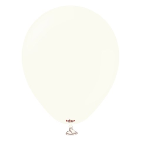 Balony lateksowe Kalisan Retro White, biały, 30cm, 500 szt.