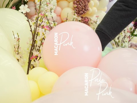 Balony lateksowe Macaron Pale Pink, różowy, 13 cm, 100 szt. Balony lateksowe Macaron Pale Pink, różowy, 13 cm, 100 szt.