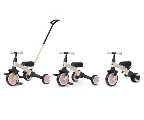 Qplay Rowerek Trójkołowy Stager 3w1 Pink Qplay Rowerek Trójkołowy Stager 3w1 Pink